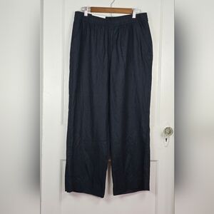 NWT Serra Black Linen Blend Pants